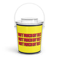 Chill Out Ice Bucket — DON'T TOUCH / TORCH MY TILES - Acrylic Ice Bucket with Tongs - yellow